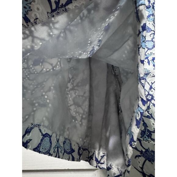 NWT Sachin Babi Blue Floral Eyelet “Millie Vine” Top & Shorts Set Size S - Picture 5 of 13